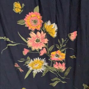 BOHO Floral, off the Shoulder dress. Size XL